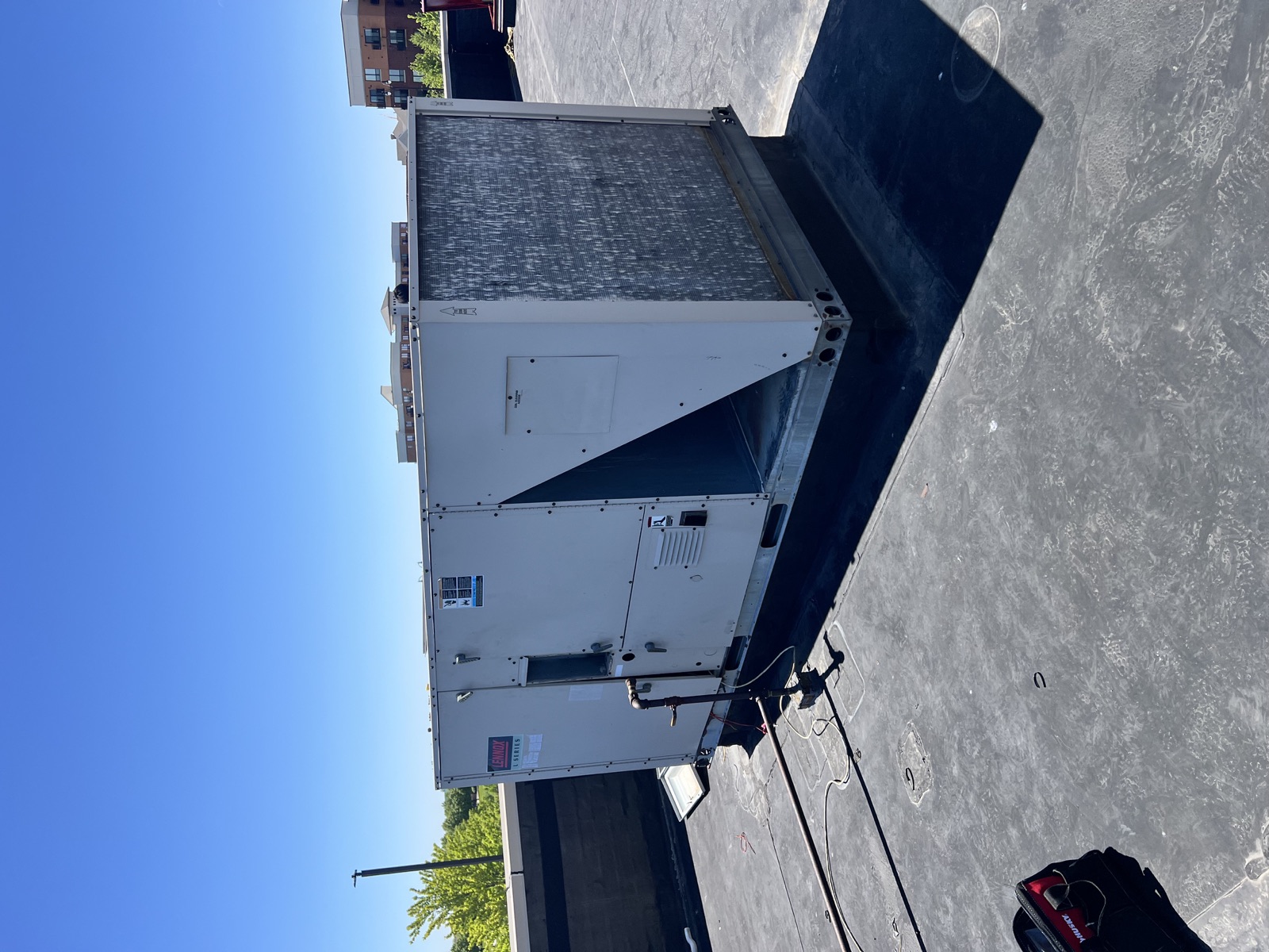 Commercial rooftop HVAC unit